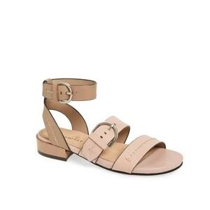 Naked Feet Zeke Sandals Womens Blush Pink Leather 9M